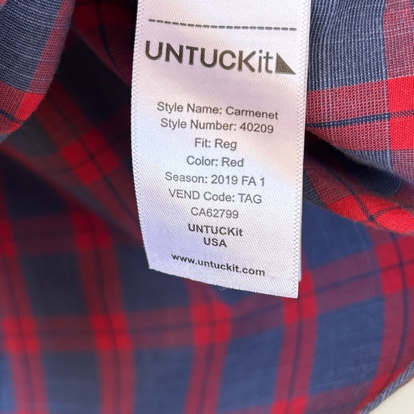 UNTUCKit‎ Button Down Shirt Plaid XXXLC - Picture 7 of 12